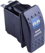 ATV UTV  Blue LED Rear Light Toggle Rocker Switch - $365.87 MXN