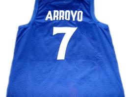 Carlos Arroyo #7 Puerto Rico Basketball Jersey Blue Any Size image 2