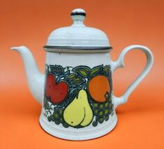 Vintage JOHNSON BROTHERS Chelsea Collection Pimlico Tea Pot 8.5 in Teapo... - $73.50
