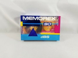 Memorex dBS 90 Minutes Audio Cassette Blank Tape Normal Position I - £3.13 GBP