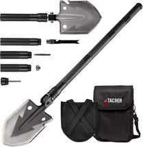 Tactical Shovel 15-in-1 Camping Shovel with Carrying Pouch is The Perfec... - £31.46 GBP