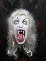 Vintage Halloween Foam Rubber Screaming Severed Vampire Head Prop - $48.20