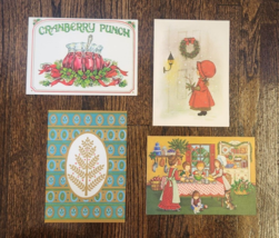 Vintage Greeting Card Lot Famous Artists Studios Christmas Embossed - $24.99