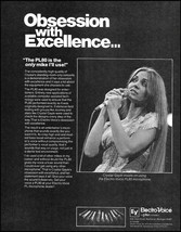 Crystal Gayle 1982 Electro-Voice PL80 microphone series advertisement ad... - $86.88 MXN