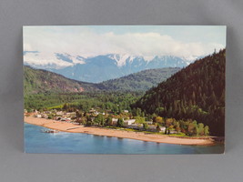 Vintage Postcard - Harrison Hot Springs Aerial Photo - Lorenzentti Photos - $15.00