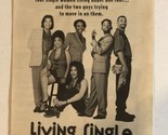 Living Single Tv Series Print Ad Vintage Queen Latifah Kim Coles TPA1 - $5.93