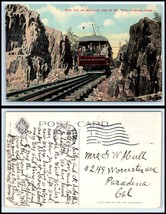 Massachusetts Postcard 1912 Holyoke, Mt. Tom, Trolley / Train M8 - £2.56 GBP