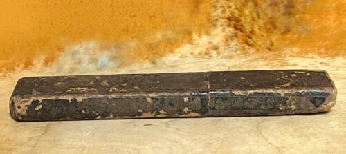 Antique Wodsworth Razor Co XLNT Straight Razor BOX ONLY leather wrapped ... - $4.49