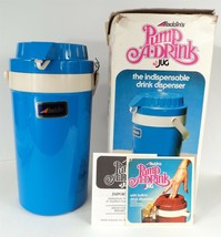 Vintage Aladdin Pump A Drink Jug - Blue - Insulated - 0.5 Gallon - New i... - $23.12