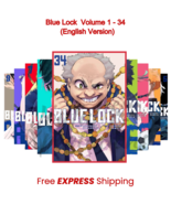 Blue Lock Manga Series Full Set Volume 1-34 English Version Comic Book - $7,361.88 MXN