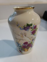 The Lenox Birds of Love Porcelain Vase Collection Limited Edition U.S.A 1983  6" - $16.92