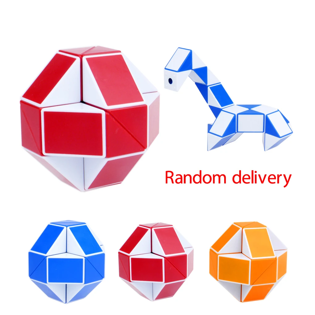 Play Child A Snake Shape Cube Puzzle Toy Christmas Gifts Random Color - £23.12 GBP