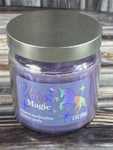 Unicorn Magic Scented Jar Candle 3 oz - Sugared Marshmallow - $7.84