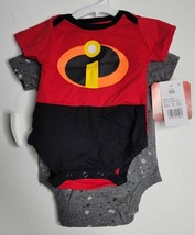 Baby infant INCREDIBLES 2 One Piece Costume Outfits Set Newborn NEW Disney Pixar - £15.72 GBP