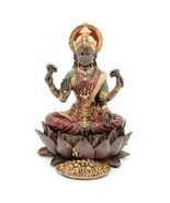 LAKSHMI STATUE 6&quot; Hindu Goddess of Wealth Prosperity GOOD QUALITY Bronze... - $35.95