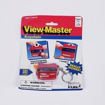 New! VIEW-MASTER Keychain 1997 Vtg 90&#39;s Tyco Basic Fun-Monster Reel-Works! - £10.86 GBP