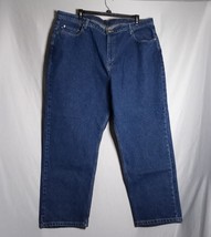 Ralph Lauren Polo Men&#39;s Straight Leg Dark Wash Denim Jeans Size Big 46x30 NWT - £45.69 GBP