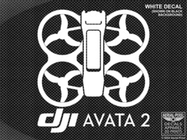 Dji Avata 2 Case &amp; Window Decal Fpv Drone Sticker - £7.80 GBP