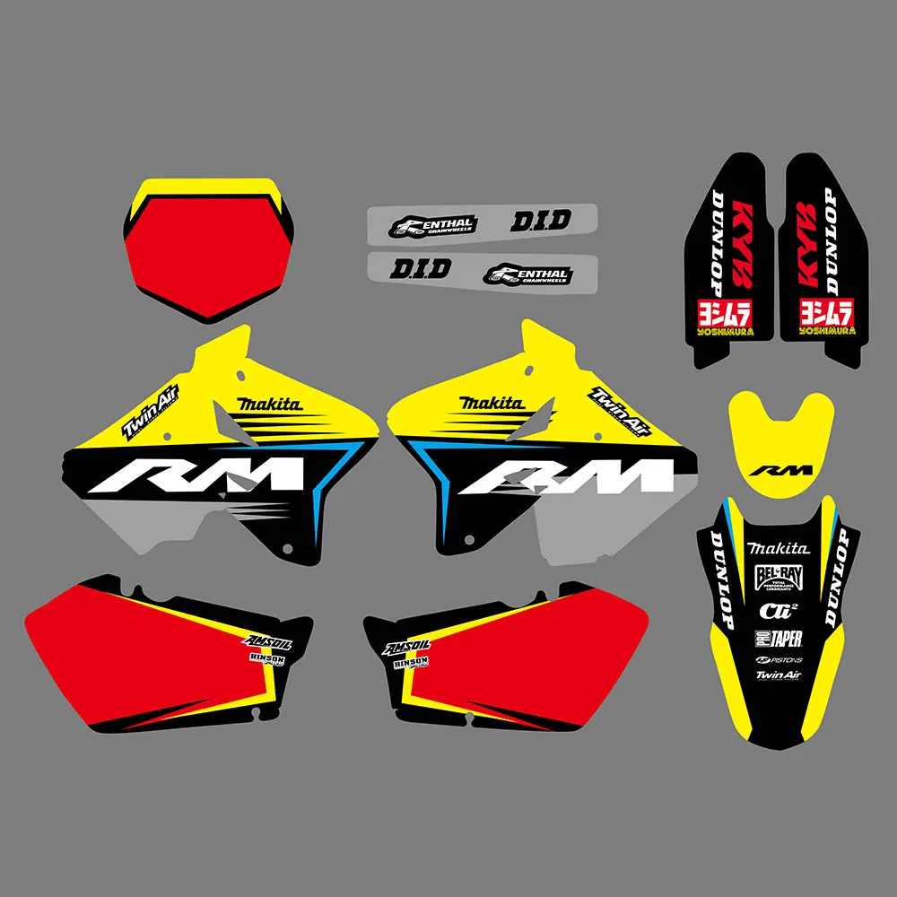 New Team Graphics Background Decal Sticker   RM125 RM250 RM 125 250 2001-2012 20 - £261.31 GBP