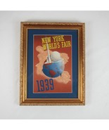 Original Vintage Poster New York World Fair 1939 Goddess Libertas Globe Atherton - $2,999.99