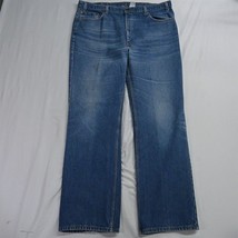 Vtg 90s 1998 Levi&#39;s 42 x 34 517 Bootcut Dark Denim Jeans - £30.81 GBP