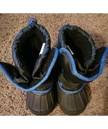 Athletech Brand ~ Youth Size 7M Boots ~ Toughy ~  Black &amp; Blue in Color  - $42.10 CAD
