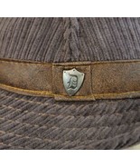 Dorfman Pacific Brown Corduroy Men&#39;s Fedora Hat w/ Brown Band - Size M - £18.98 GBP