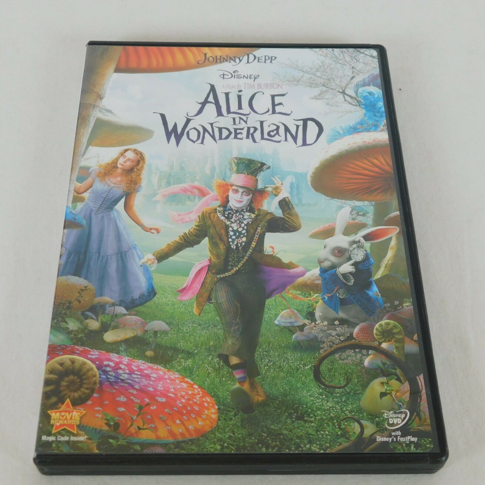 Primary image for Alice in Wonderland DVD 2010 Johnny Depp Tim Burton Anne Hathaway Alan Rickma...