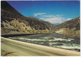 British Columbia BC Postcard Thompson River Trans Canada Highway Mount Skihist - £2.36 GBP