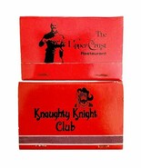 Knaughty Knight Club Hotel Vintage Matchbook Sheraton Unstruck Lot Of 2 ... - $754.30 MXN