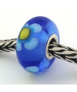 Authentic Trollbeads OOAK Unique Murano Glass Charm #231, 13mm Diameter New - $29.44
