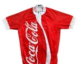 Coca Cola 3 Back Pocket Coke Bicycle Full Zip MEDIUM Jersey Bike Short S... - $19.79