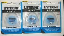 Listerine Ultraclean Waxed Dental Floss Mint 30Yd Formerly Reach Floss L... - £13.84 GBP