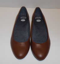 Dr Scholls Giorgie Women&#39;s Size 8.5 Flats Comfort Shoes Brown Whiskey New - £26.24 GBP