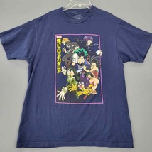 Funimation Mens T-Shirt Size L My Hero Academia Anime Blue Graphic Short... - £7.32 GBP