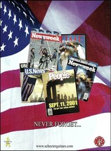 Schecter Guitars 9 11 2001 Never Forget NYC World Trade Center magazine cover ad - £3.38 GBP