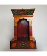 Tibetan Buddhist Prayer Offering Altar Shrine Cabinet with Drawer - Nepal - £78.17 GBP