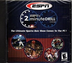ESPN&#39;s 2 Minute Drill (Ultimate Sports Quiz Show) (PC/MAC-CD, 2000) - NEW in JC - £4.72 GBP