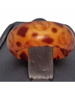 Circle and Diamonds Wood Ring - 7 - €12,94 EUR