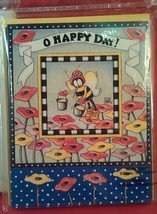 2 packs of Oh Happy Day! Mary Engelbreit notecards 8 blank inside cards per pack - £7.02 GBP