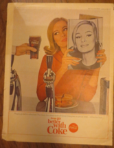 Coca Cola Ad Things Go Better  People go better refreshed  1964 - £1.57 GBP