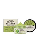 Viareline Matcha Green Tea Clay Mask, Clarifying &amp; Hydrating Face Mask w... - $23.90