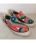 SEAVEES Loafers Slip On Shoes Colorful Retro 1960s Geometric Loafers Men... - $58.65 CAD