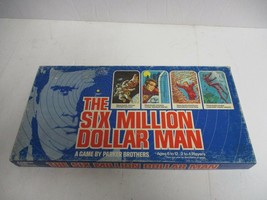 Vintage 1975 The Six Million Dollar Man Board Game Steve Austin 100% Com... - $62.36