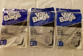 (3) Home Care Bactrastat Vac Bags Eureka Upright Style F &amp; G Vacuum VIP1020 no26 - £6.67 GBP