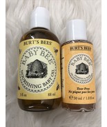 Lot Bundle Set Burts Baby Bees Nourishing Baby Oil, &amp; Shampoo Wash Tear ... - £11.89 GBP