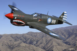 P40E Airplane Metal Sign - $39.95