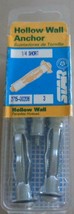 Star Wall Anchors - Box of 3 - BRAND NEW - 1/4&quot; Short - OLD STOCK - HOLL... - £5.53 GBP