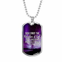 Express Your Love Gifts Inspirational Religious Gift Seek God First Always Stain - £35.57 GBP