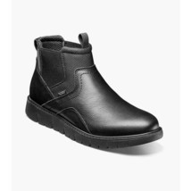 Nunn Bush Karnak Plain Toe Chelsea Boot Leather Black Tumbled 85137-007 image 5